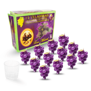 Veladora Docenera Figuras Uva 2 cajitas