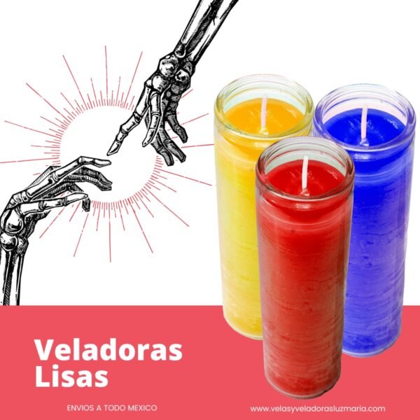 Veladora Lisa Vaso 100 x piezas